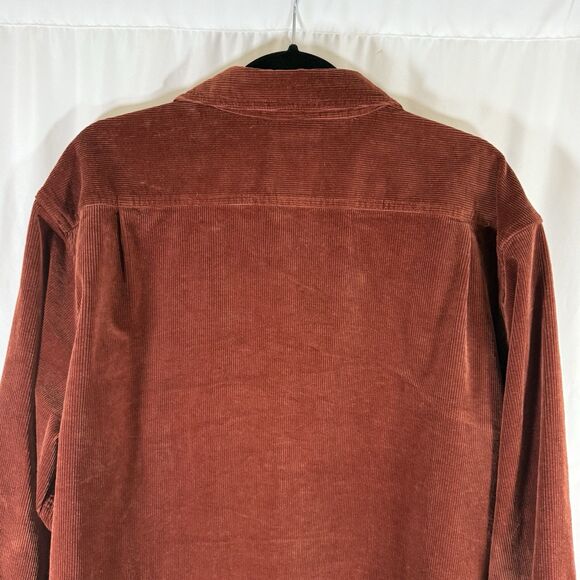 The Territory Ahead Jacket Mens XL Brown Corduroy Button Front Pockets Cotton Bl - Picture 9 of 10